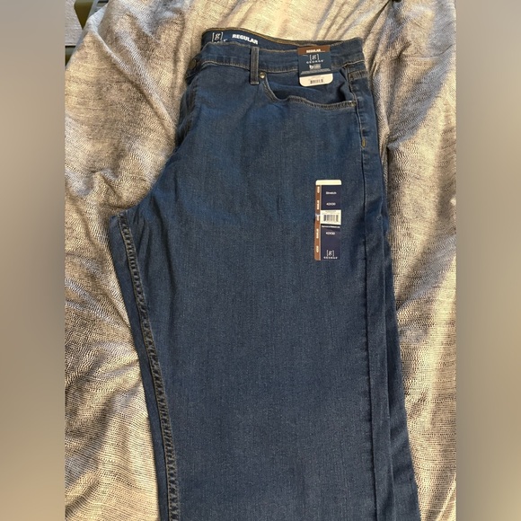 George Other - New men’s 42x30 work denim blue jeans stretch classic Fit